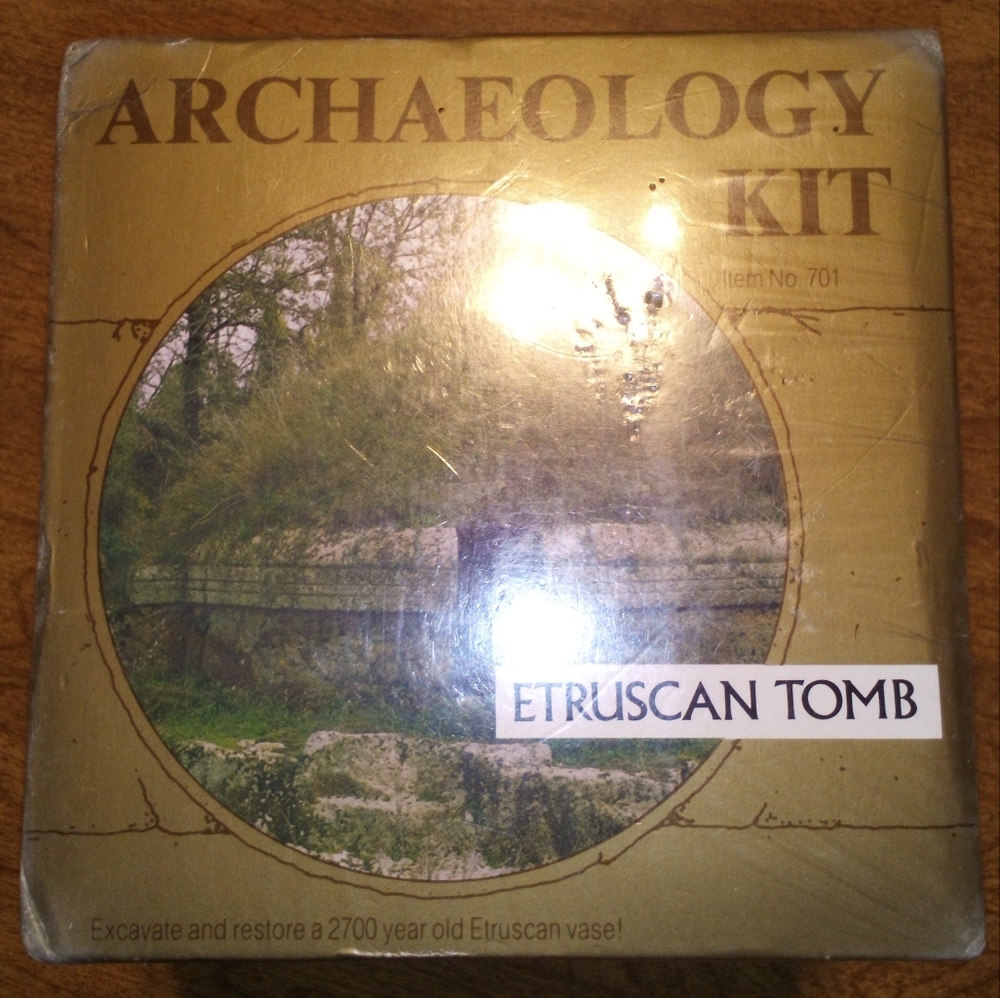 Archaeology Kit Etruscan Tomb Vintage 1996 Sealed